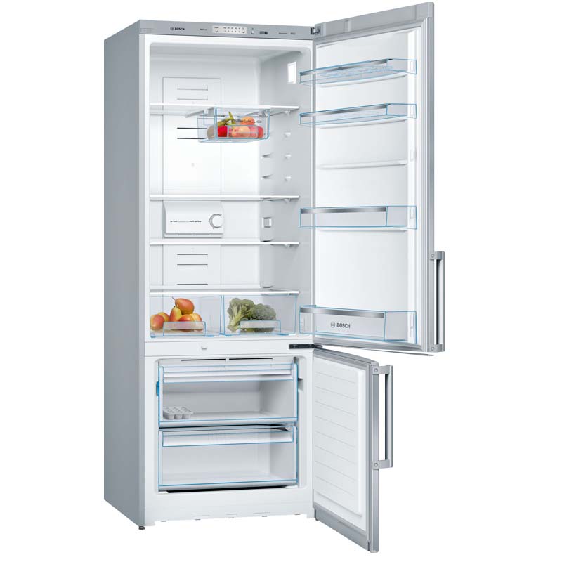 Bosch: Serie | 4 NoFrost, Bottom freezerDoor color Stainless steel look KGN57VL20M