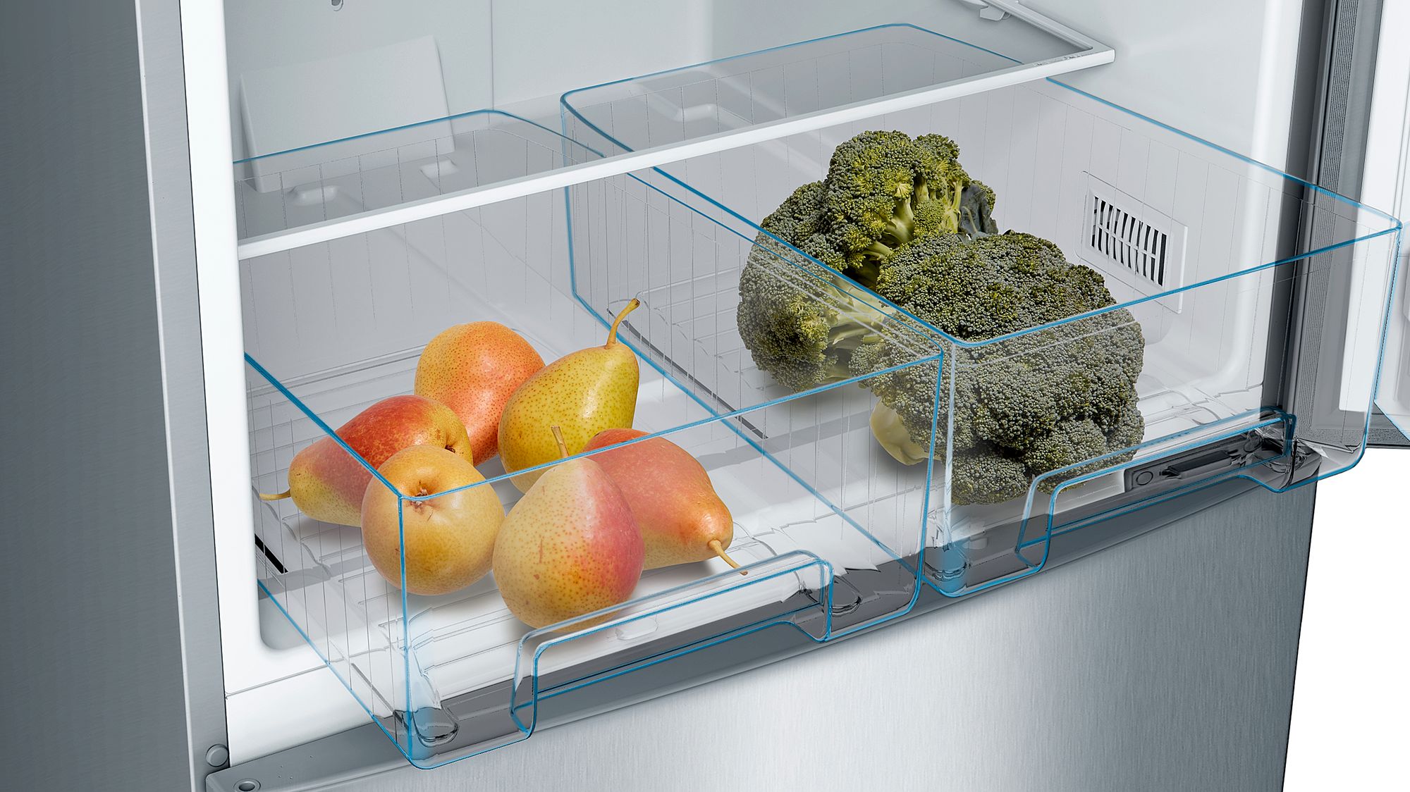 Bosch: Serie | 4 NoFrost, Bottom freezerDoor color Stainless steel look KGN57VL20M - Image 3