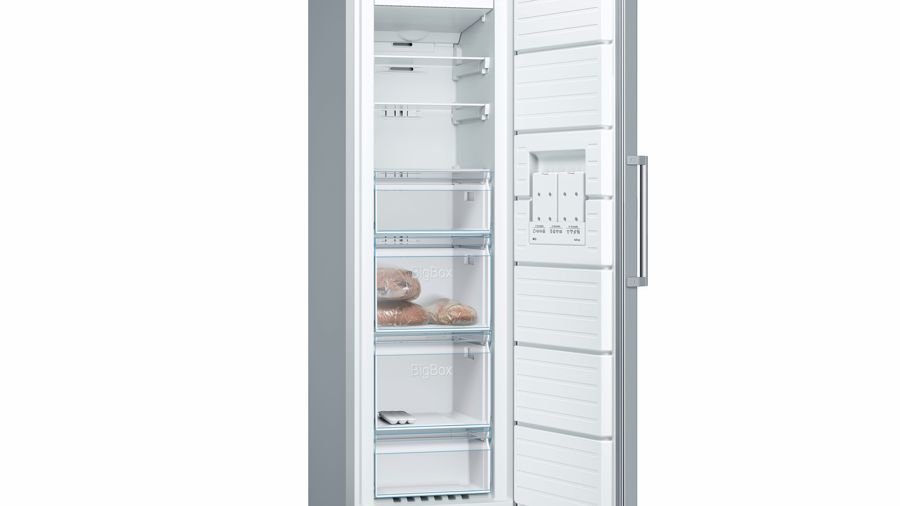 Bosch: Serie | 4 Door color Stainless steel look NoFrost, Tall freezer GSN36VL3PG - Image 2
